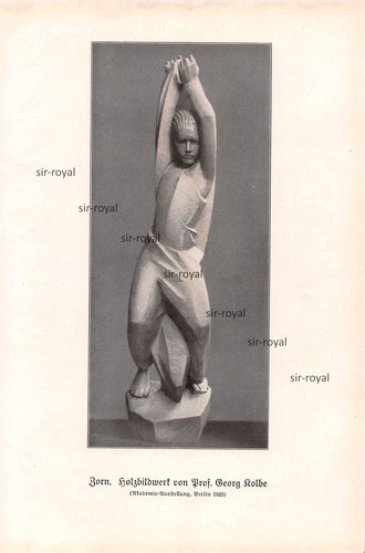 Zorn georg kolbe 1924 - -,