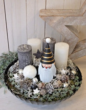 Adventskranz, Adventsgesteck