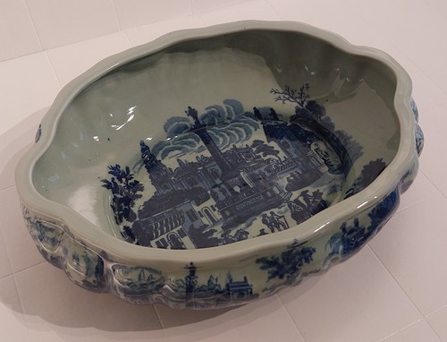 Große antike ironstone - antike, schale