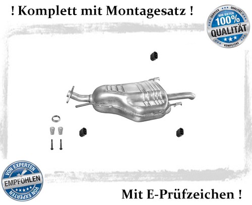 Endschalldämpfer für opel - endschalldämpfer,