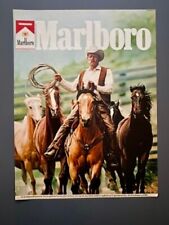 Marlboro Man Cowboy Pferde Original 1983 Vintage Advert Werbung Reklame