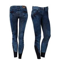 Jeans Reithose Baumwolle Denim