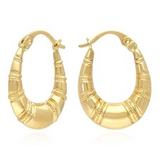 14K Gold graduierte ovale