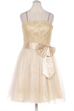 LAONA Kleid Damen Dress Damenkleid Gr. EU 38 Beige #zx3juvp