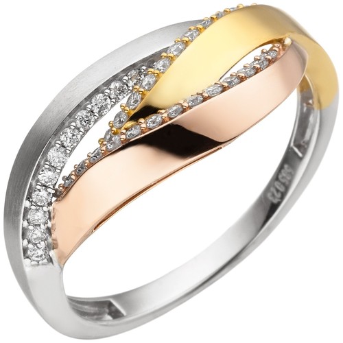 Damenring 585 gold weißgold - 585,