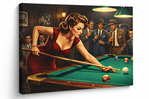 Vintage billard szene - vintage, –