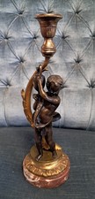 Alter Kerzenleuchter Bronze