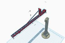 Spur Z Turmdrehkran 2 Teiliger