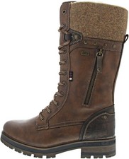 Mustang Damen Schnürstiefel TEX braun