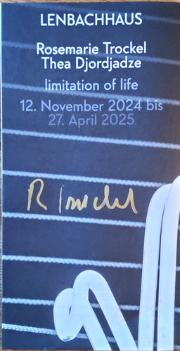 Rosemarie trockel autogramm - rosemarie, trockel,