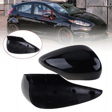 2x Schwarz Spiegelkappe Außenspiegel Gehäuse Für Ford Fiesta VI CB1 2008-2017 DE