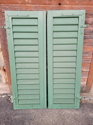 Paar fensterladen holz - paar,