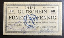RUSS / RUSNĖ 1917 50 Pfennig