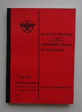 Hanomag R 12 Ersatzteil-Liste