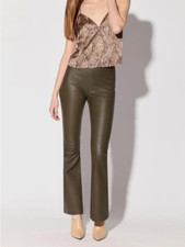 Damen Braun Echt Lammleder