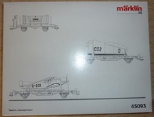 Märklin H0 45093 - Wagen-Set "Flugzeugtransport"  in  OVP