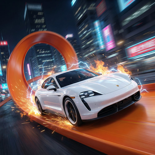 Hot wheels porsche taycan - hot,