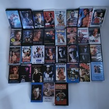 Arnold Schwarzenegger VHS Sammlung Konvolut  35 Filme Dokus Seltene Klassiker 