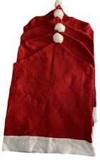 4 weihnachtliche Stuhlhussen