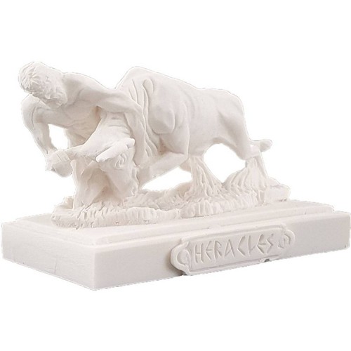 8cm alabaster figur herkules - alabaster,