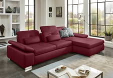 Polinova Atlantis Ecksofa Schlafsofa Wohnlandschaft Ledersofa viele Farben