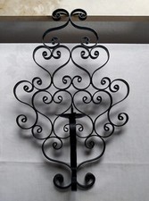 Kerzenhalter Eisen, Wandschmuck, Deko, Vintage,für Garten, Balkon, Bungalow