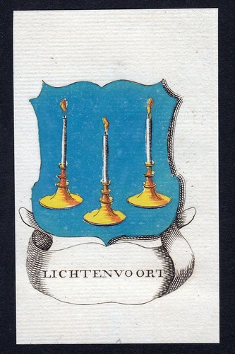 1800 lichtenvoort wappen adel - lichtenvoort,