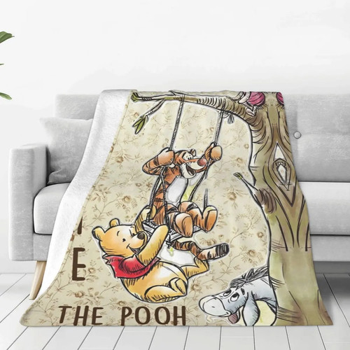 Winnie the pooh - pooh, plüschdecke