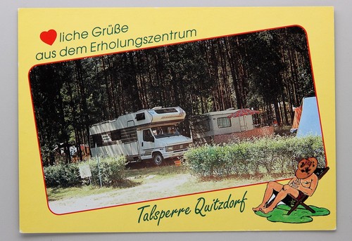 Postkarte erholungszentrum - postkarte,