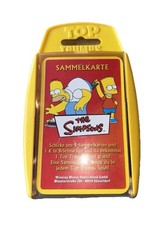Top Trumps The Simpsons Kartenspiel Quartett 2011 Simpson Sammelkarten Selten
