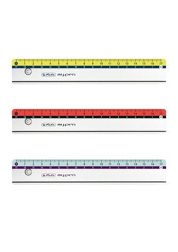 Lineal pen 17cm aus - lineal,