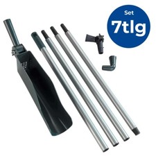 WENKO Dach Rinnen Schaufel MAXI Teleskop Stiel Reinigung Regen Wasser 4,5 m