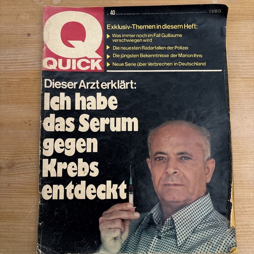 Zeitschrift quick 1974 heft - 1974,