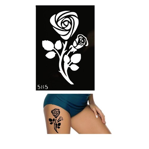 Henna tattoo schablone - tattoo,