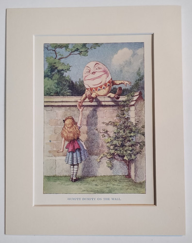 Vintage alice wunderland druck - alice,