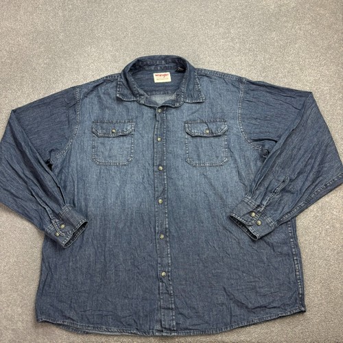 Wrangler jeanshemd erwachsene - jeanshemd,