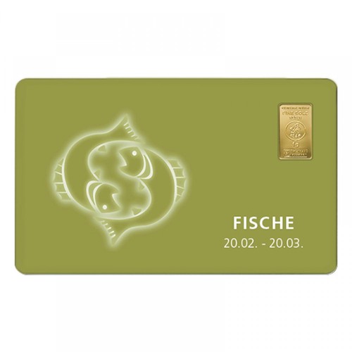 Goldbarren geschenk - 1g,