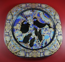 Rosenthal Weihnachtsteller in Glas 1977, Björn Wiinblad - Wandteller D. 29 cm.