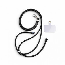 Handyband Schwarz mit Patch
