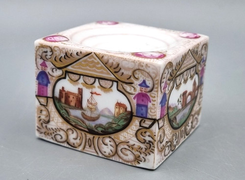 Meissen porzellan tintenfass - porzellan,
