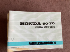Fahrer Handbuch Honda ST 50 ST