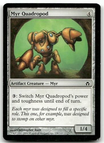 Myr quadropod 138 fifth - quadropod, (mp)
