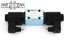 4/3 Hydraulikventil Wegeventil Hägglunds Denison / Baugröße NG 6  / 230 VAC