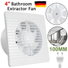 Ø 100mm Badlüfter WC Lüfter Abluftventilator Wandventilator mit Rückstauklappe