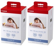 2x Canon KP-108IN Papier +