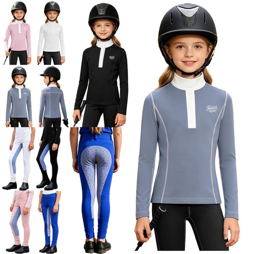 Kinder reitbekleidung langarm - kinder,