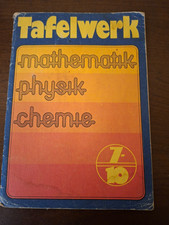 Tafelwerk DDR Mathematik