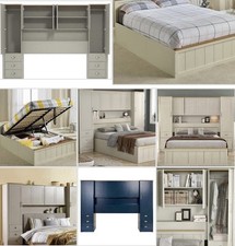 Lancaster Überbett Stauraum Kleiderschrank Doppelbett Ottomane Bett