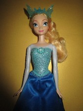 B2201) DISNEY PRINCESS ELSA FROZEN EISKÖNIGIN BARBIE MATTEL PUPPE OHNE FUNKTION
