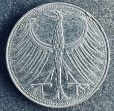 5 Mark 1966 D BRD Silberadler